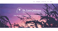 Desktop Screenshot of drloreejohnson.com